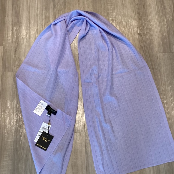 Charter Club Ribbed 100% Cashmere Scarf - Picture 3 of 4